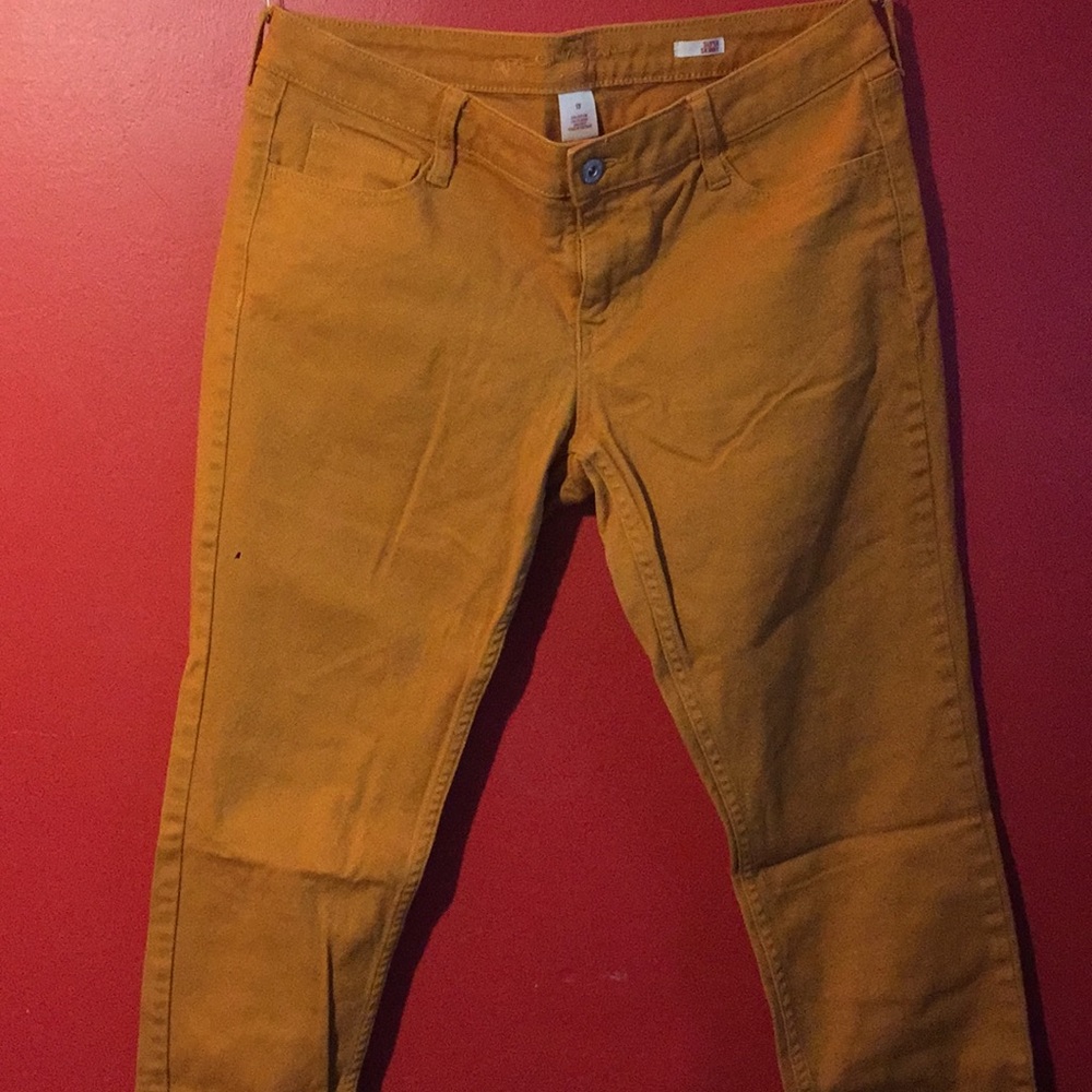 Mustard Skinny Jeans